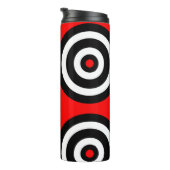 Rote Punkte Thermosbecher (Nach rechts gedreht)