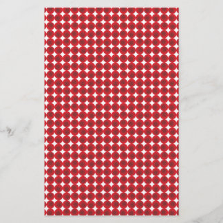 Rote Punkte und Kreise Briefpapier