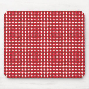 Rote Punkte und Kreise Mousepad