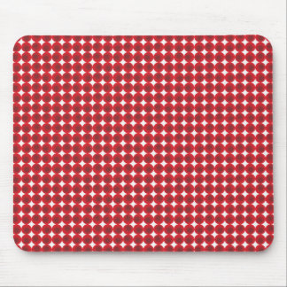 Rote Punkte und Kreise Mousepad
