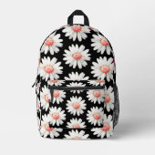 Rote Punktedaisy Bedruckter Rucksack (Vorderseite)