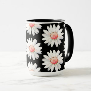 Rote Punktierte Gänseblümchen Tasse