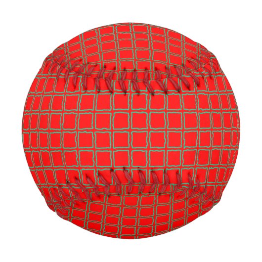 Rote Quadrate Baseball (Vorderseite)