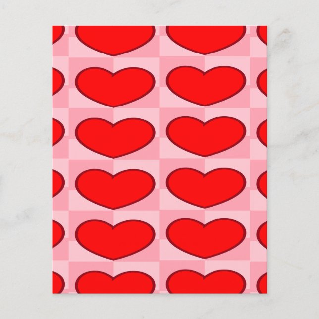 Rote Quadrate der Liebe (Vorderseite)