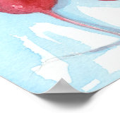 Rote Radieschen Garten Vegetation Poster (Ecke)