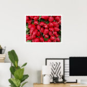 Rote Radieschen Poster (Heimbüro)