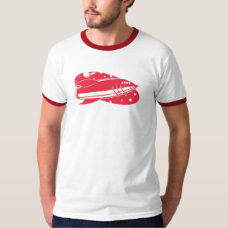 rote Rakete Retro 2 T-Shirt
