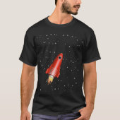 rote Rakete T-Shirt (Vorderseite)