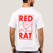 Rote Ratte T-Shirt (Rückseite)