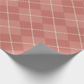 Rote Raute Geschenkpapier (Ecke)