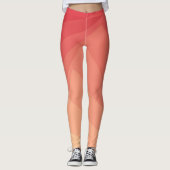 Rote Rechtecke in Gradient Leggings (Vorderseite)