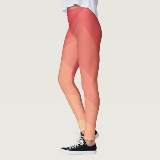 Rote Rechtecke in Gradient Leggings (Links)