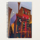 Rote Reflexionen auf den Straßen von Philadelphia Planer (Vorderseite)