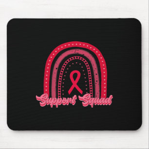 Rote Regenbogenblutkrebserkrankung unterstützt Squ Mousepad