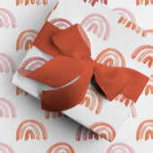 Rote Regenbogenrosen Geschenkpapier