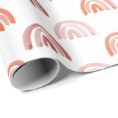 Rote Regenbogenrosen Geschenkpapier (Rolleneckpunkt)