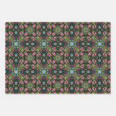 Rote reife Äpfel auf Baumkaleidoskop Geschenkpapier Set (Vorderseite 3)