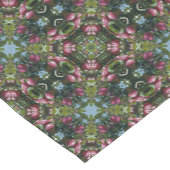 Rote reife Äpfel auf Baumkaleidoskop Kurzer Tischläufer (Ecke)