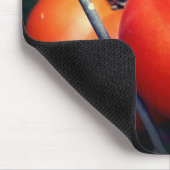 Rote, reife Tomaten auf der Weinnatur Mousepad (Ecke)
