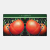 Rote Reifegartoffeln auf dem Weinberg Personalisie Schreibtischunterlage (Vorderseite)