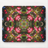 Rote reifen Äpfel auf Baum Abstrakte Natur Kunst Mousepad (Vorne)