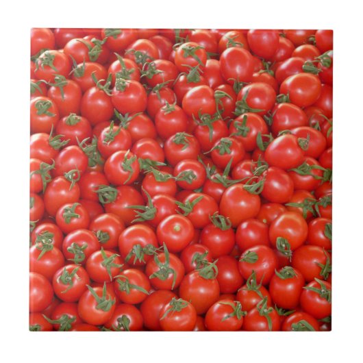Rote Reiftomaten Fliese (Vorderseite)