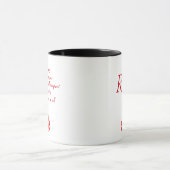 Rote Reiki Prinzipart Tasse (Zentrum)