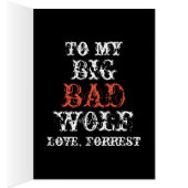 Rote Reithaube Große böse Wolf lustige romantische (Innen (Rechts))