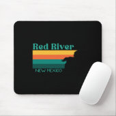 Rote Reitweg 70er Retro New Mex Mousepad (Mit Mouse)