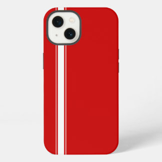 Rote Rennstreifen iPhone Hülle