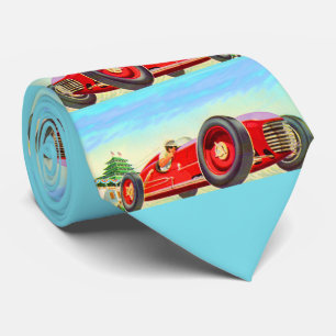 rote Rennwagen Krawatte