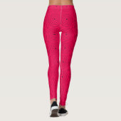 Rote Retrozirkulation Leggings (Rückseite)