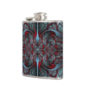 Rote Revolver-Flasche Flachmann (Links)