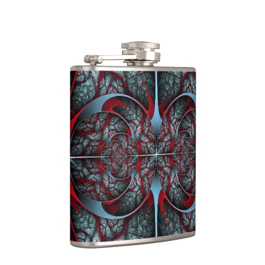 Rote Revolver-Flasche Flachmann (Rechts)