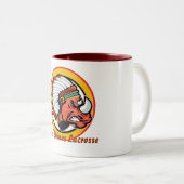 Rote Rhino-Kaffee-Tasse Zweifarbige Tasse (VorderseiteRechts)