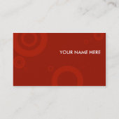 rote Ringe Visitenkarte (Rückseite)