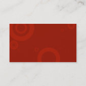 rote Ringe Visitenkarte (Rückseite)