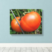 Rote Rippengärnten Leinwanddruck (Insitu (Holzboden))