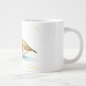 Rote Robins im Winter Jumbo-Tasse (Rechts)