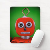 Rote Robot-Mauspad Mousepad (Mit Mouse)