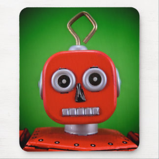 Rote Robot-Mauspad Mousepad