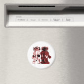 rote Roboter Magnete Magnet (In Situ (Geschirrspüler))
