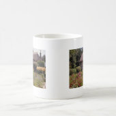 Rote robuste Hütte Thomas, Blume Dorsets, England Kaffeetasse (Mittel)