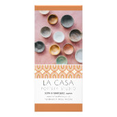 Rote Rock Arches Creative Marketing Rack Card Werbekarte (Vorne)