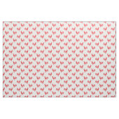 Rote Rooster-Muster Stoff (Yard (91,4 cm))
