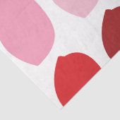 Rote rosa Blütenblätter Seidenpapier (Detail)