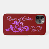 ROTE & ROSA FARBKUNST ALS GESCHENK Case-Mate iPhone HÜLLE (Rückseite (Horizontal))