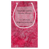 Rote rosa kleine geschenktüte (Rückseite)