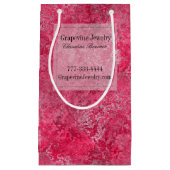 Rote rosa kleine geschenktüte (Vorderseite)