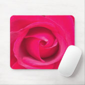 Rote Rosa Rose Mousepad (Mit Mouse)